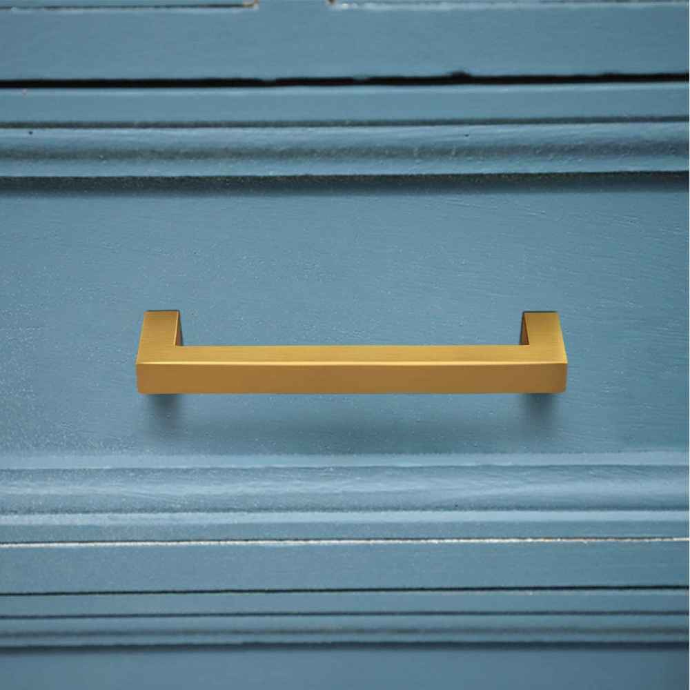 5.5-in. x 1.4-in. Stainless Steel Cabinet Cabinet Handle In Gold