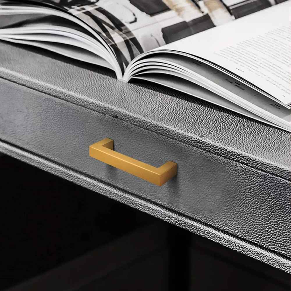 3.4-in. x 1.4-in. Stainless Steel Cabinet Cabinet Handle In Gold