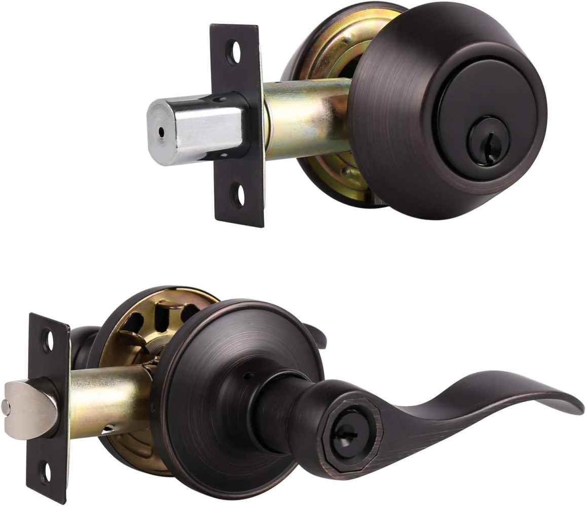 5-in. x 0.02-in. Stainless Steel Door Door Lock In Oil Rubbed Bronze