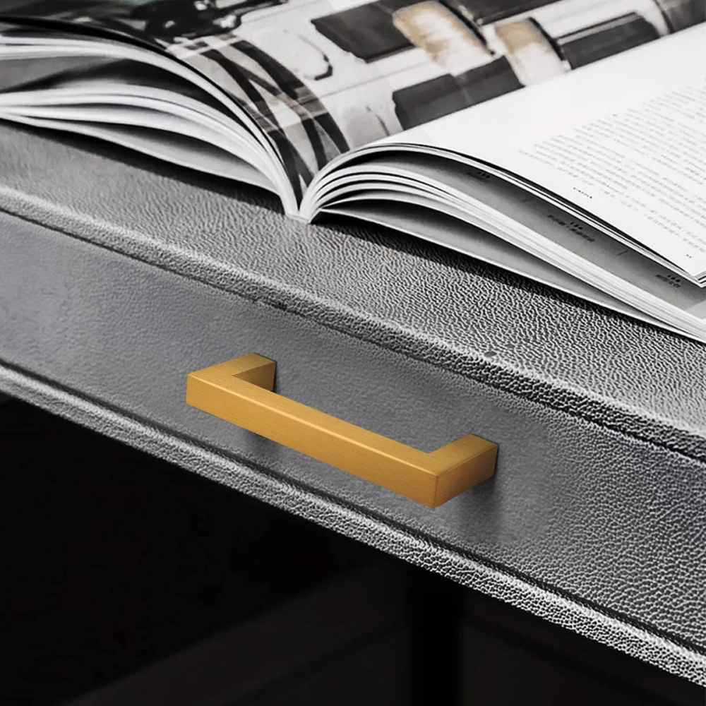 4.2-in. x 1.4-in. Stainless Steel Cabinet Cabinet Handle In Gold