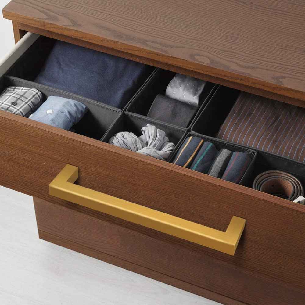 8-in. x 1.4-in. Stainless Steel Cabinet Cabinet Handle In Gold