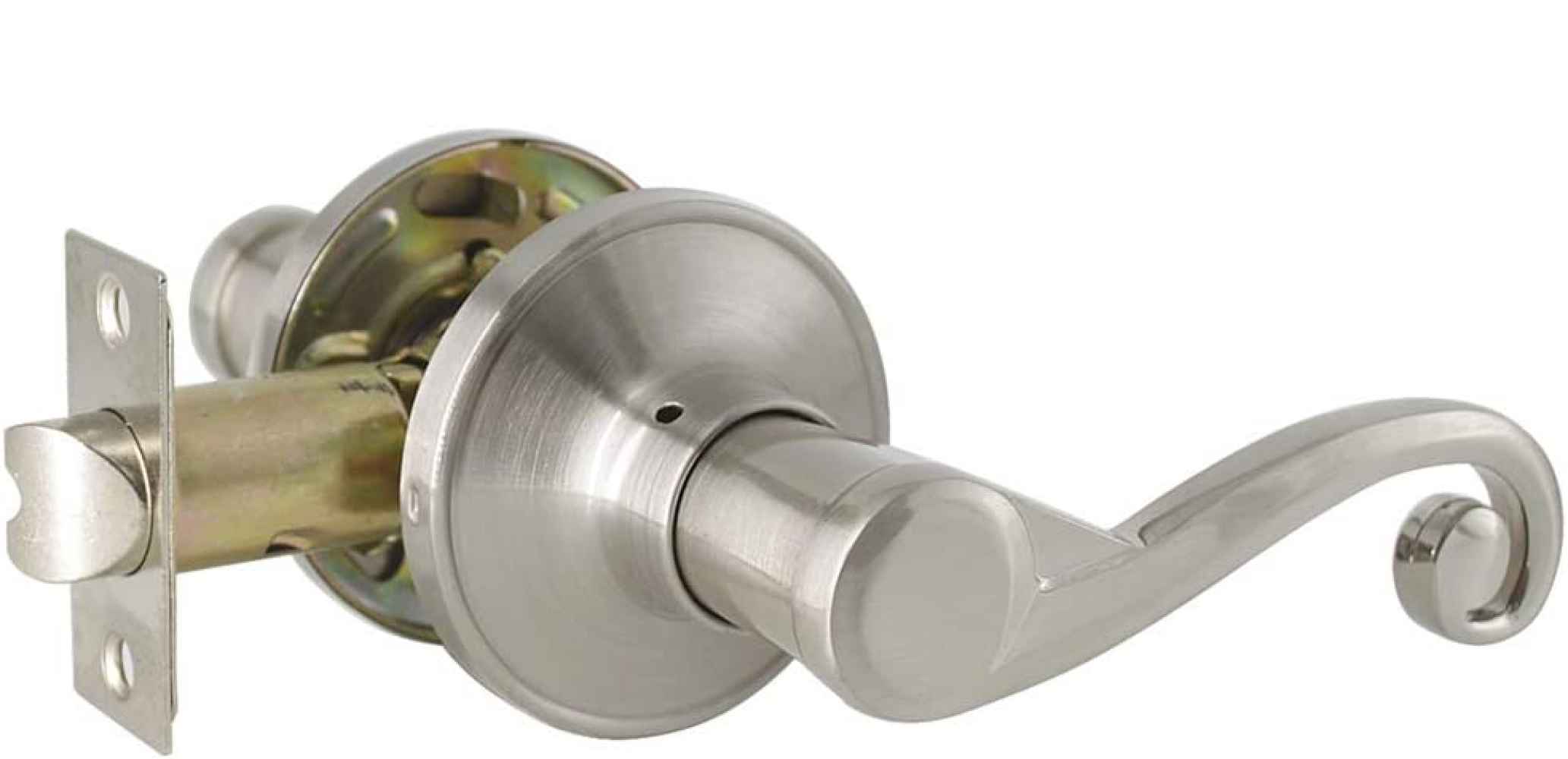 2.5-in. x 0.03-in. Stainless Steel Door Door Lock In Satin Nickel