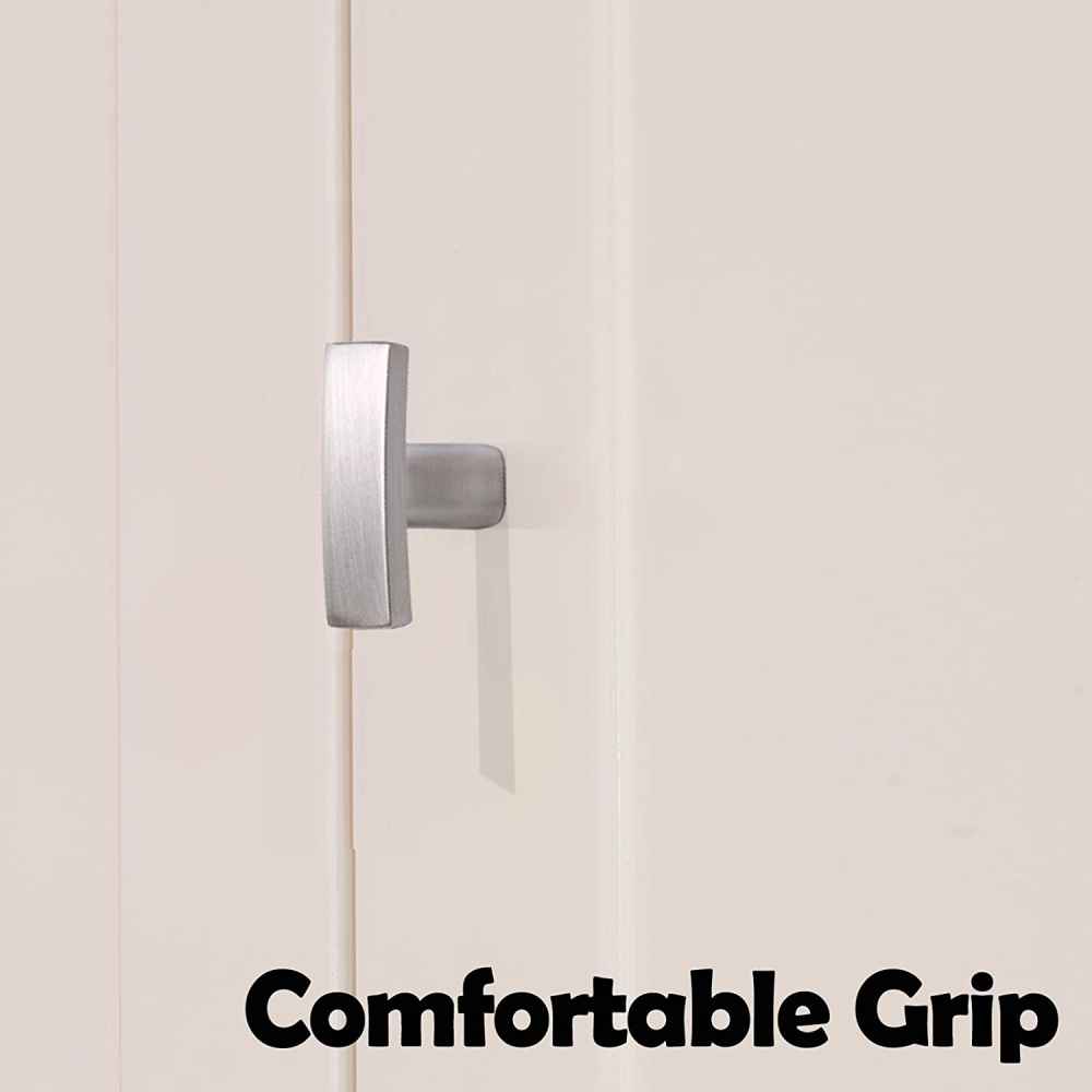 1.2-in. x 1.1-in. Stainless Steel Cabinet Cabinet Knob In Brushed Nickel