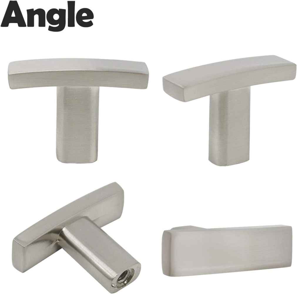 1.2-in. x 1.1-in. Stainless Steel Cabinet Cabinet Knob In Brushed Nickel