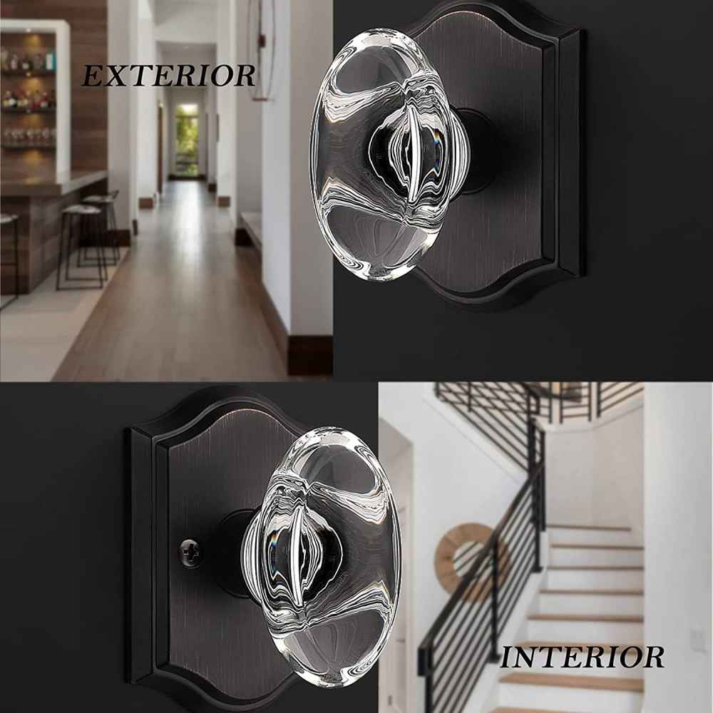 2.7-in. x 0.04-in. Zinc Alloy Door Door Lock In Oil Rubbed Bronze