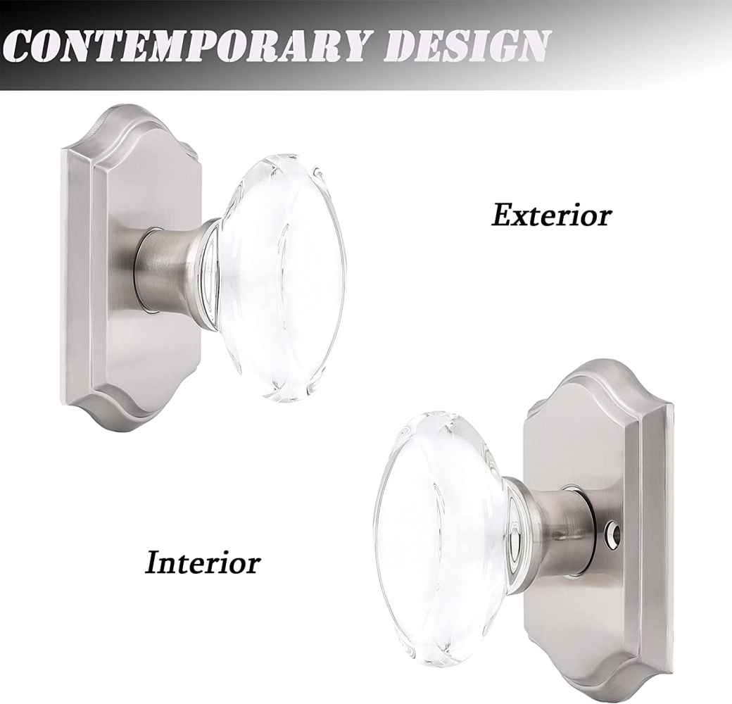 2.7-in. x 0.04-in. Zinc Alloy Door Door Lock In Brushed Nickel