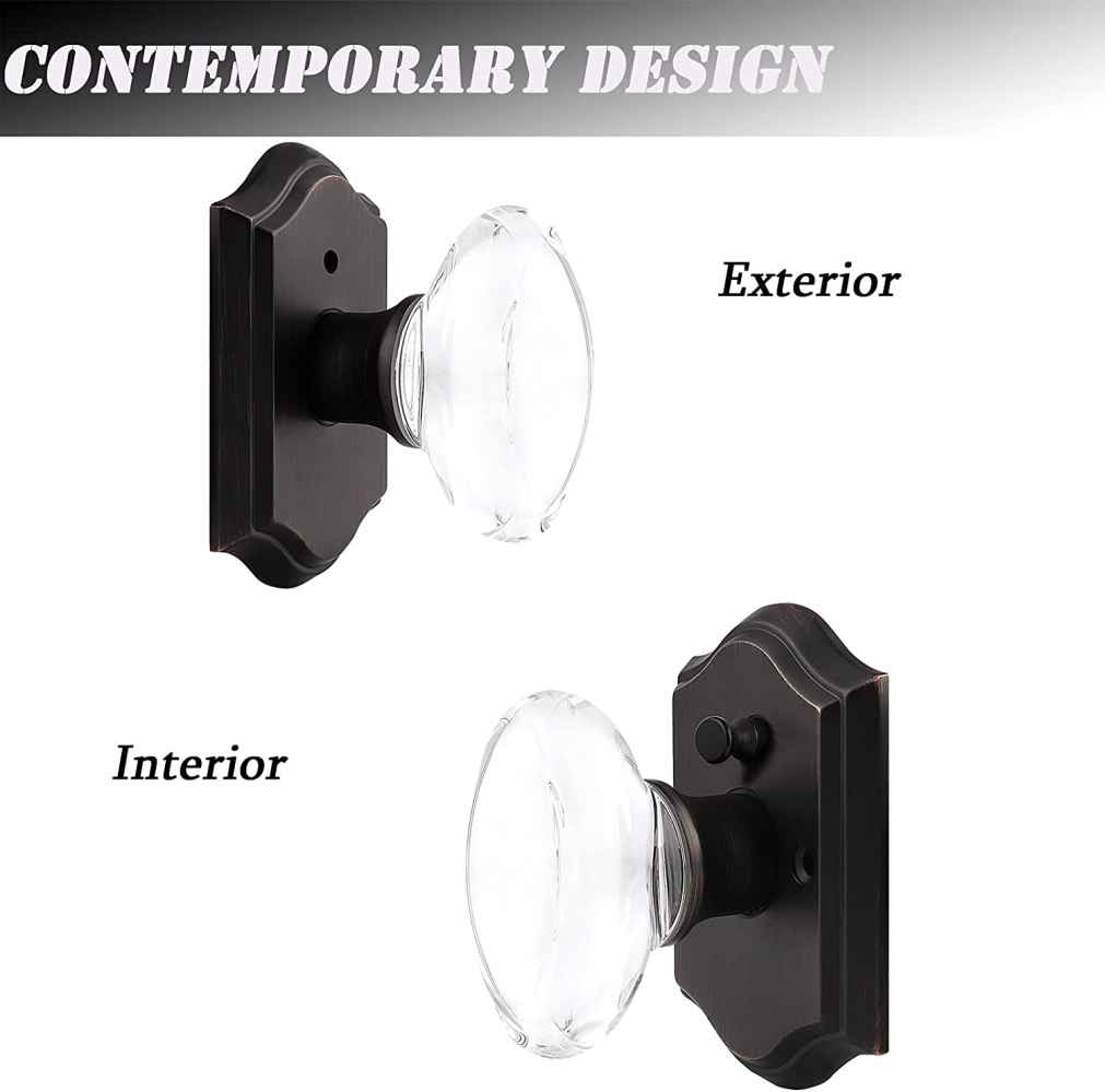 2.7-in. x 0.04-in. Zinc Alloy Door Door Lock In Oil Rubbed Bronze