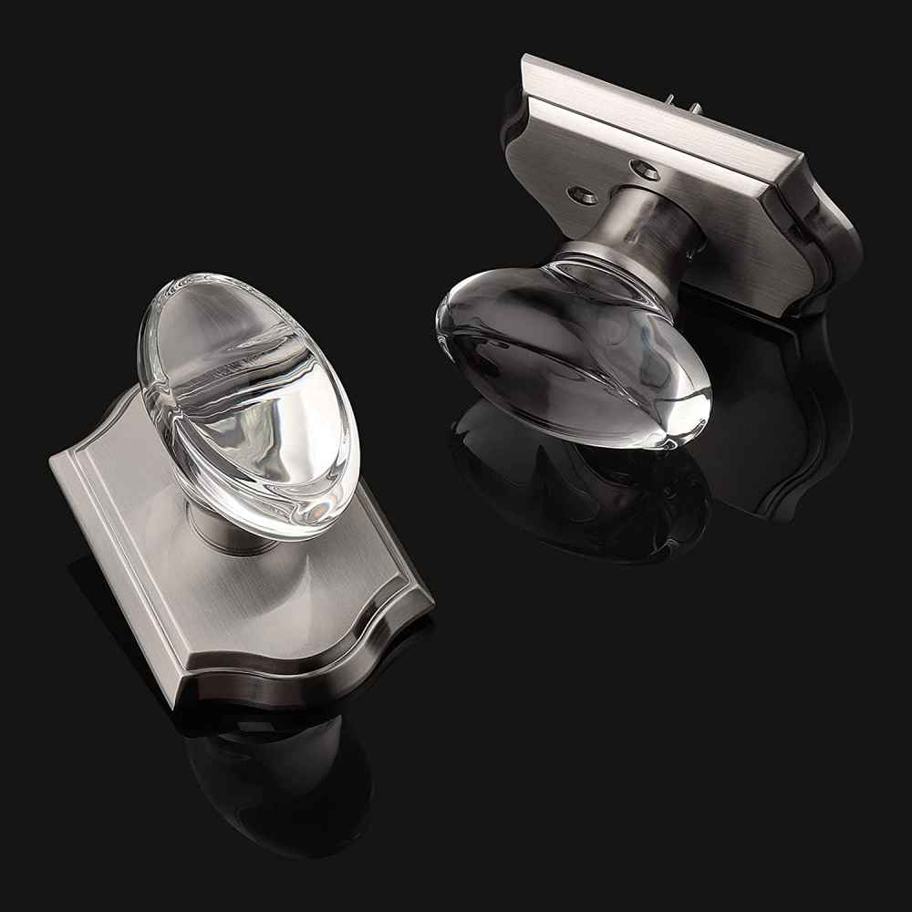 2.7-in. x 0.04-in. Zinc Alloy Door Door Lock In Brushed Nickel
