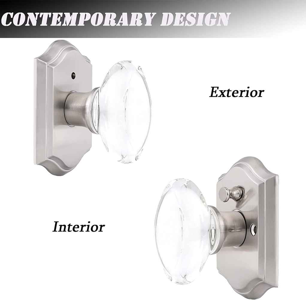 2.7-in. x 0.04-in. Zinc Alloy Door Door Lock In Brushed Nickel