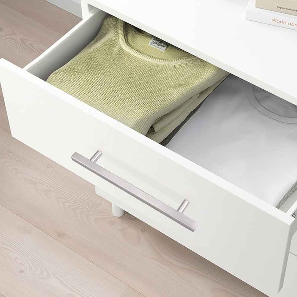8.81-in. x 1.3-in. Stainless Steel Cabinet Cabinet Handle In Brushed Nickel