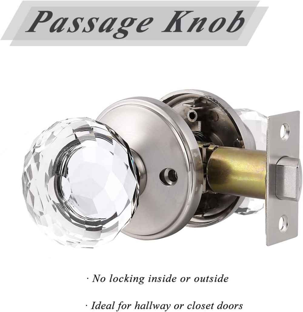 2.7-in. x 0.04-in. Zinc Alloy Door Door Lock In Brushed Nickel
