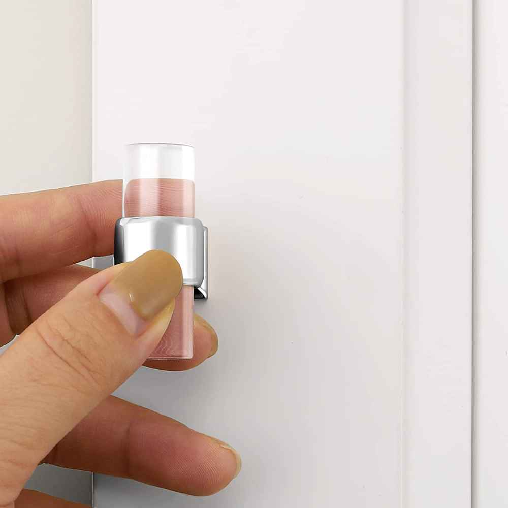 1.57-in. x 1.5-in. Acrylic-zinc Alloy Cabinet Cabinet Knob In Chrome
