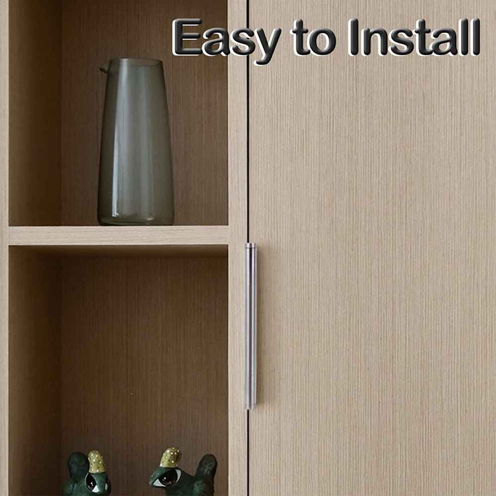 6.1-in. x 1.2-in. Stainless Steel Cabinet Cabinet Handle In Brushed Nickel
