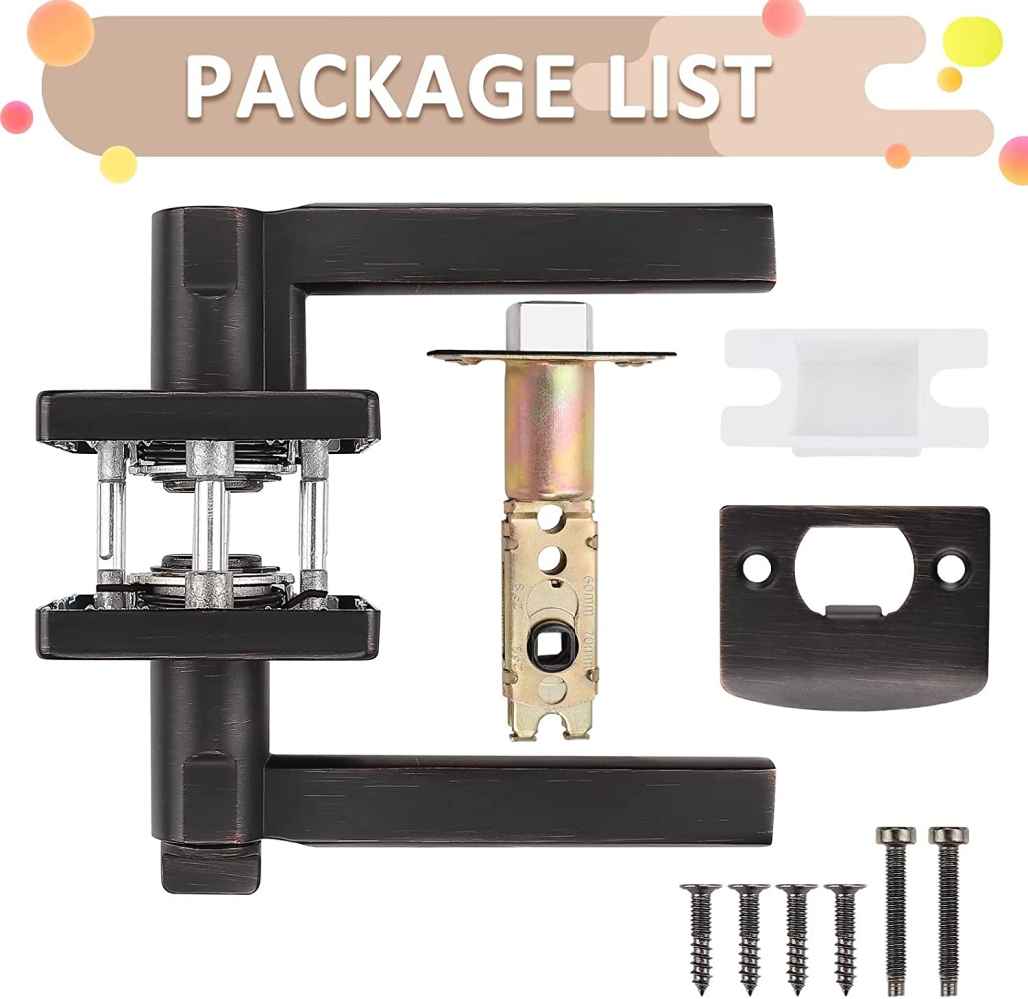 5-in. x 0.03-in. Stainless Steel Door Door Lock In Oil Rubbed Bronze