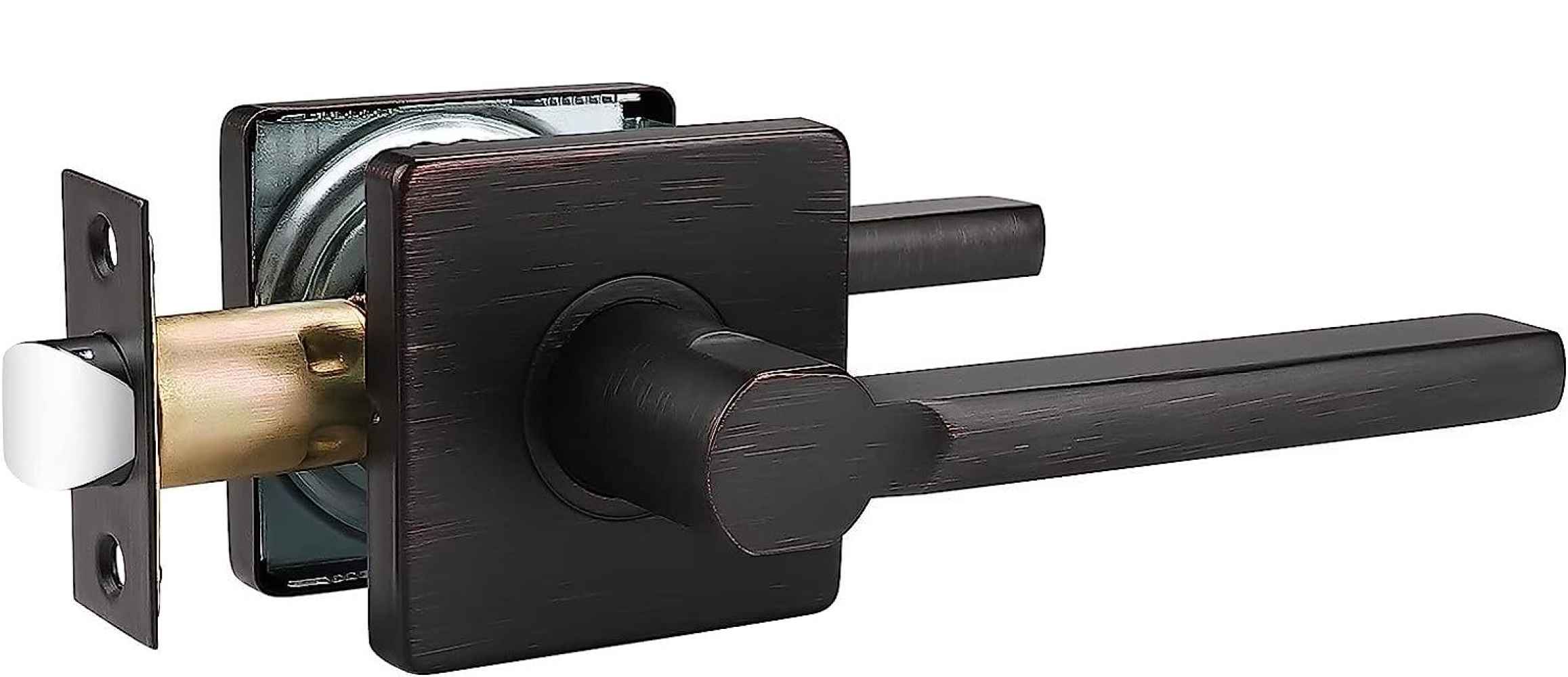 2.5-in. x 0.03-in. Stainless Steel Door Door Lock In Oil Rubbed Bronze