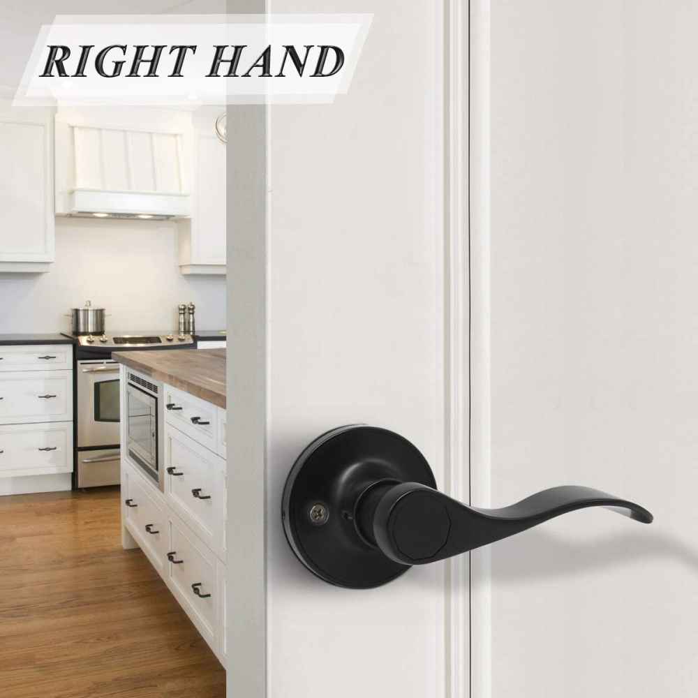 4.7-in. x 0.03-in. Stainless Steel Door Door Handle In Black
