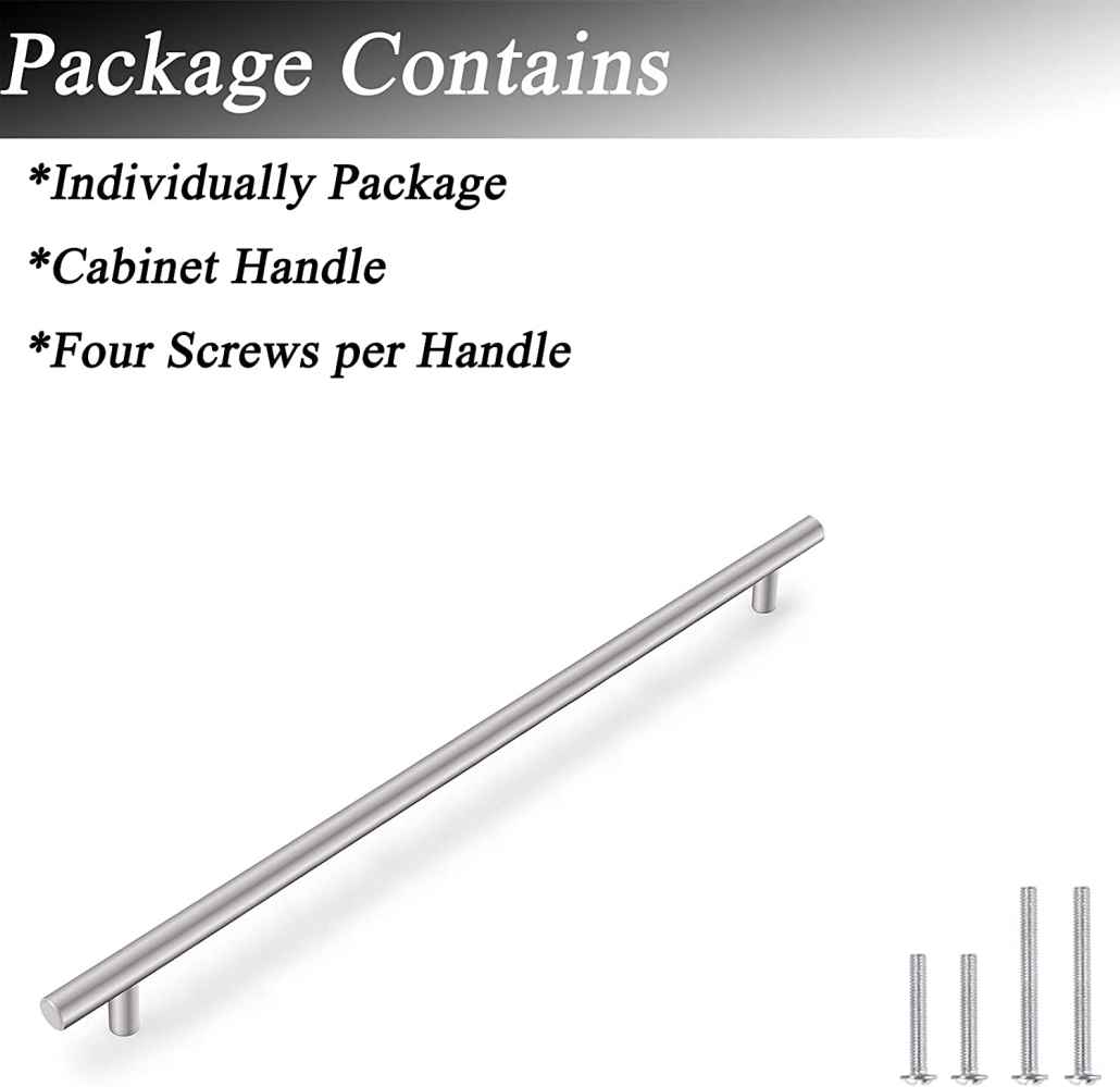 13.8-in. x 1.2-in. Stainless Steel Cabinet Cabinet Handle In Stainless Steel