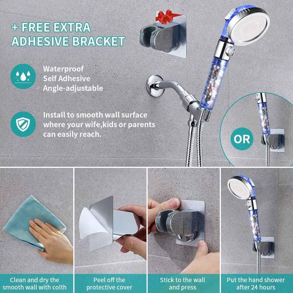 Chrome Wall Mount  Stainless Steel Round Shower Head
