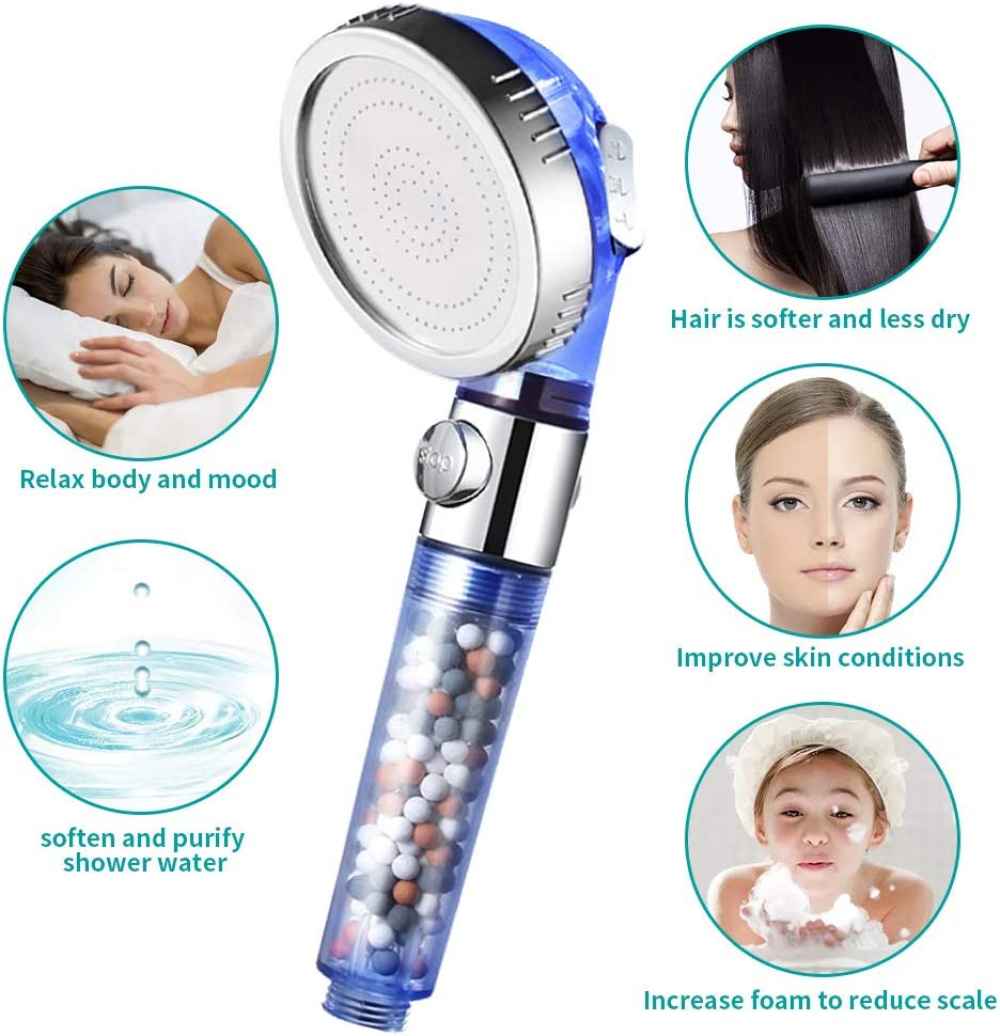 Chrome Wall Mount  Stainless Steel Round Shower Head