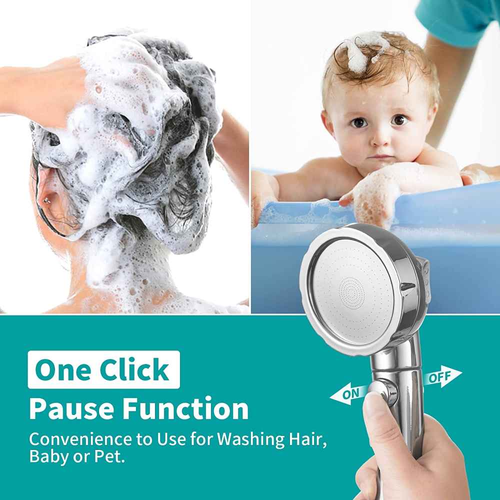 Chrome Wall Mount  Stainless Steel Round Shower Head