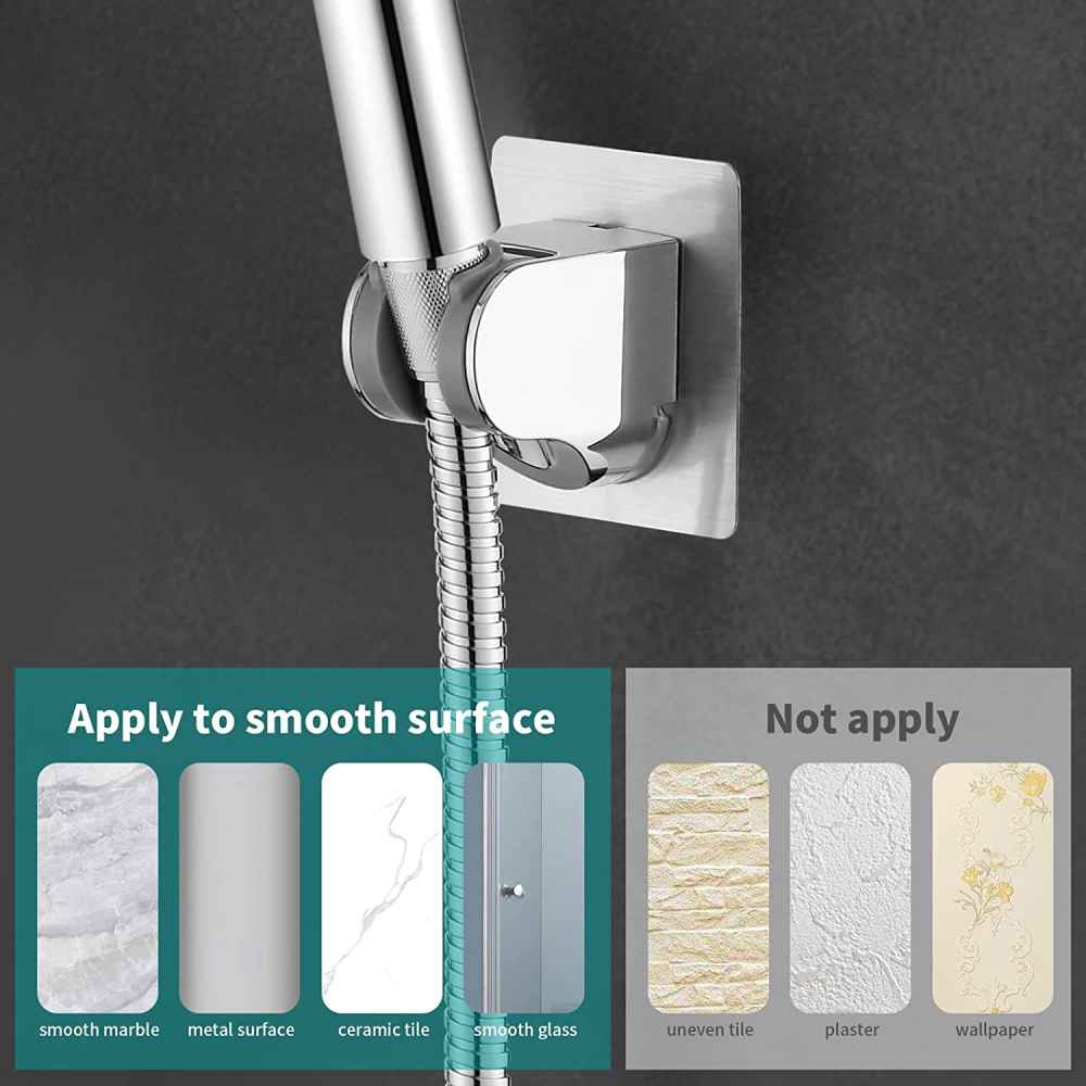 ABS Wall Mount Square Shower Head Holder