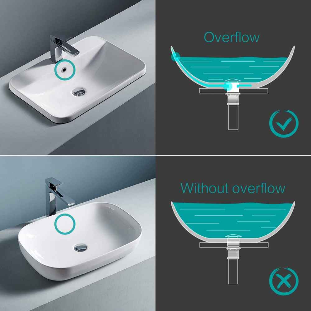 2.59 in. x 2.59 in. Yes Overflow Bathroom Sink Drain Chrome Stainless Steel