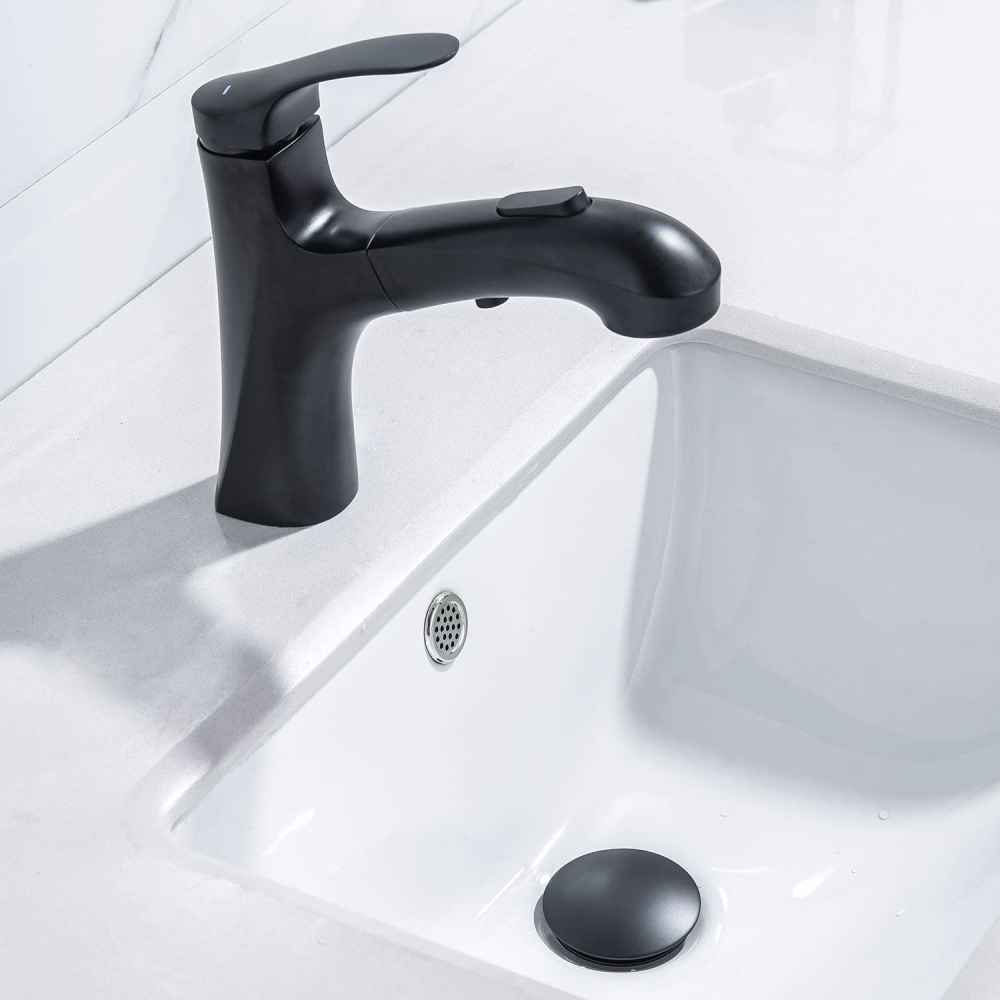 2.59 in. x 2.59 in. Yes Overflow Bathroom Sink Drain Black Stainless Steel