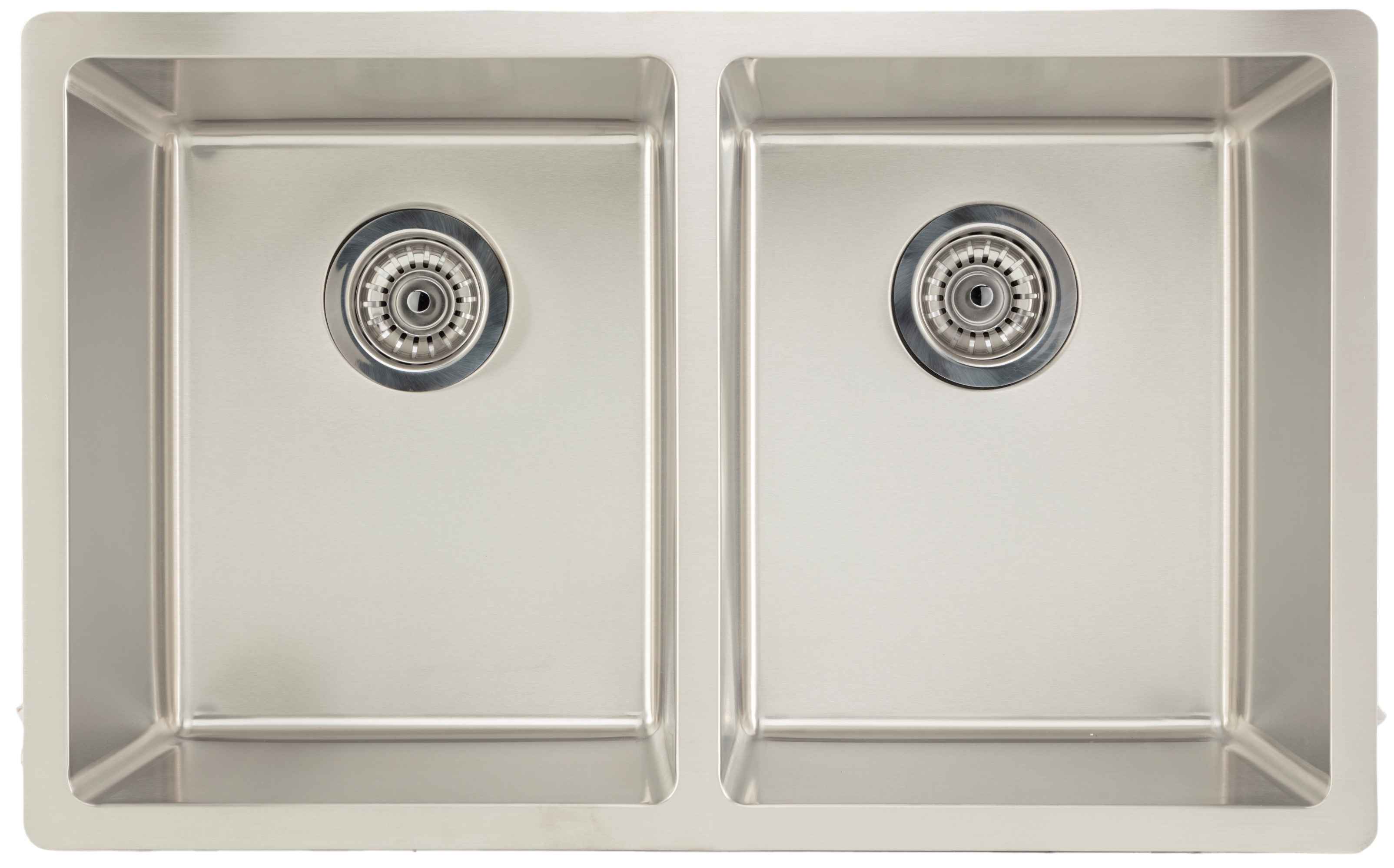 29-in. W CSA Approved Stainless Steel Kitchen Sink With 2 Bowl And 18 Gauge