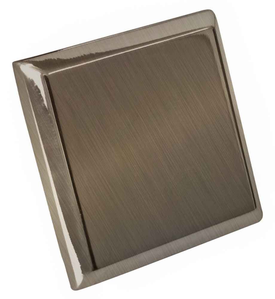 1.20-in. x 1.20-in. Stainless Steel  Cabinet Knob In Brushed Nickel