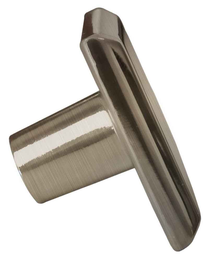 1.20-in. x 1.20-in. Stainless Steel  Cabinet Knob In Brushed Nickel