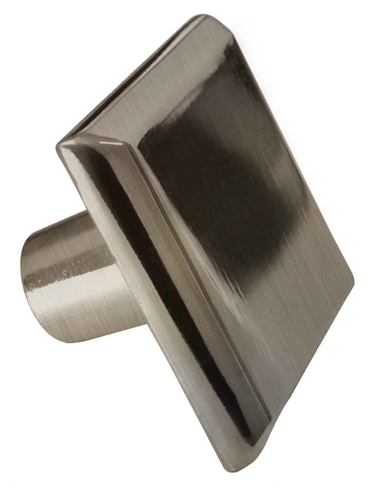 1.20-in. x 1.20-in. Stainless Steel  Cabinet Knob In Brushed Nickel