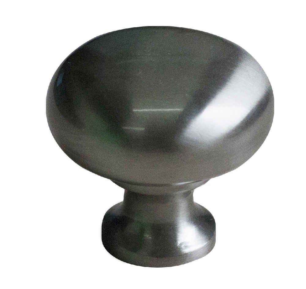 1.25-in. x 1.25-in. Stainless Steel  Cabinet Knob In Brushed Nickel