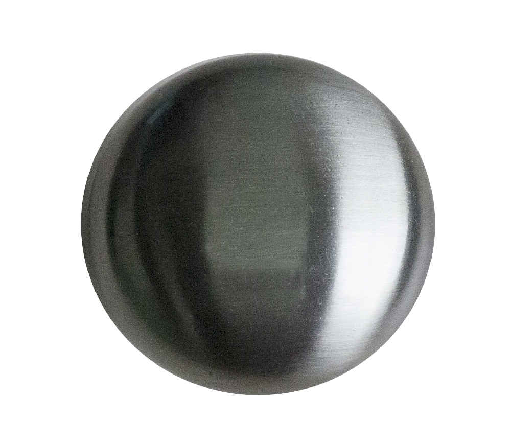 1.25-in. x 1.25-in. Stainless Steel  Cabinet Knob In Brushed Nickel