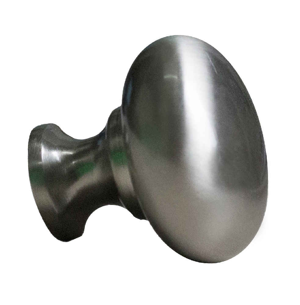1.25-in. x 1.25-in. Stainless Steel  Cabinet Knob In Brushed Nickel