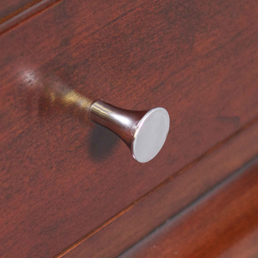 1-in. x 1-in. Stainless Steel Cabinet Knob In Chrome