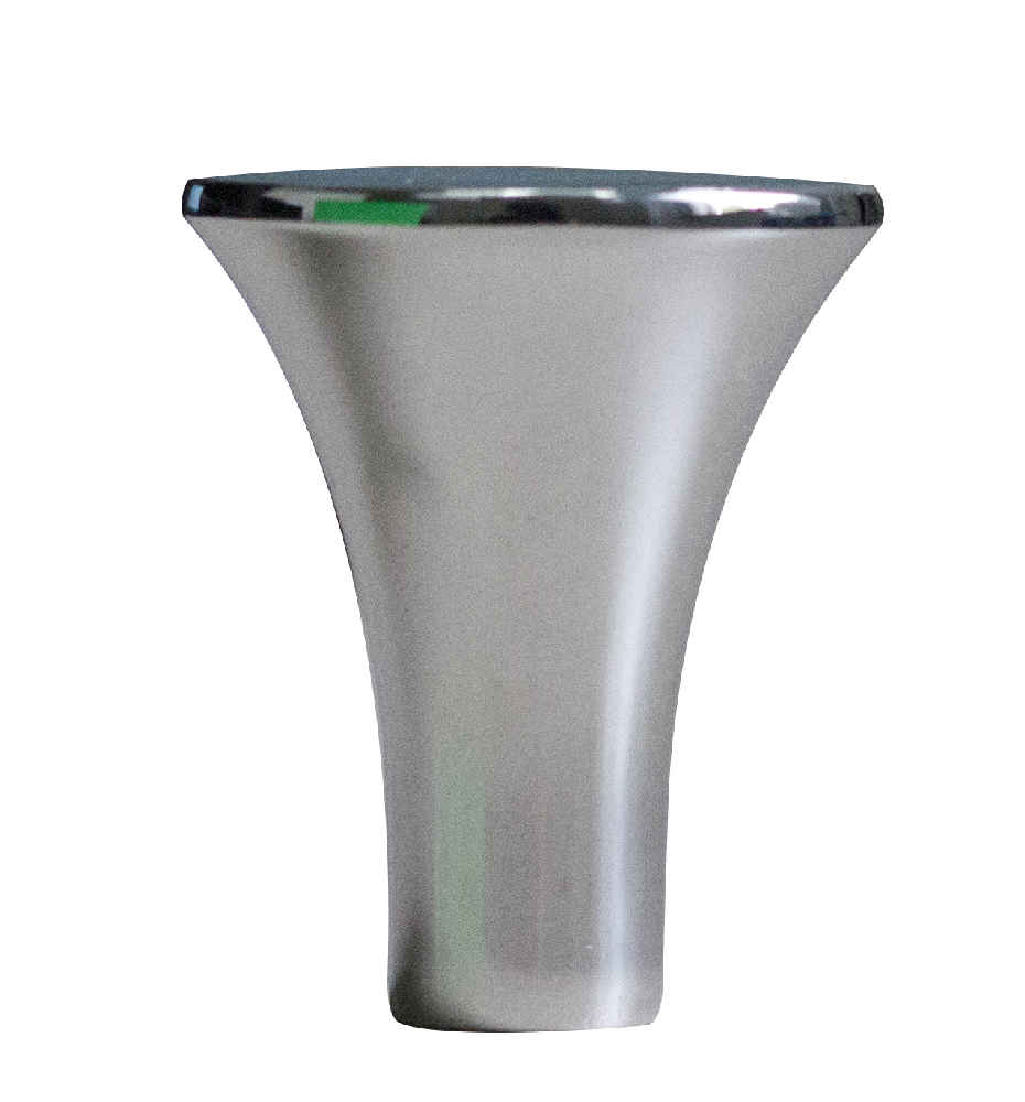 1-in. x 1-in. Stainless Steel Cabinet Knob In Chrome