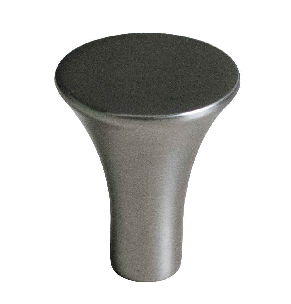 1-in. x 1-in. Stainless Steel  Cabinet Knob In Brushed Nickel