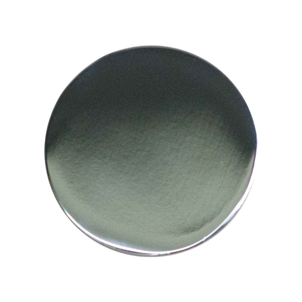 1-in. x 1-in. Stainless Steel  Cabinet Knob In Chrome