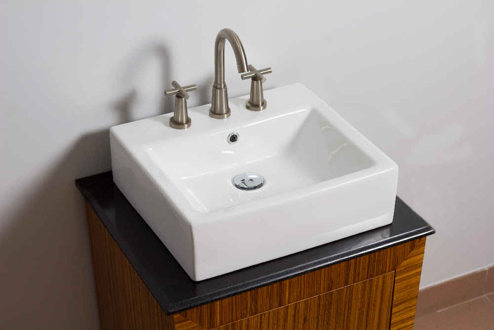 21-in. x 16.5-in. Rectangle Bathroom Vessel Sink White Enamel Glaze