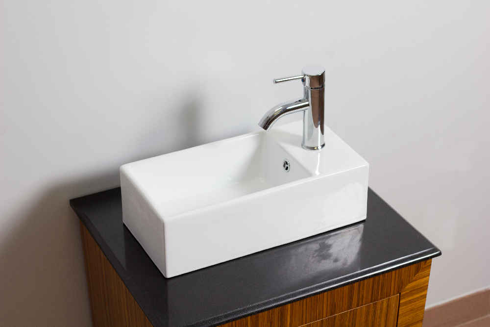 19.25-in. x 9.5-in. Rectangle Bathroom Vessel Sink White Enamel Glaze