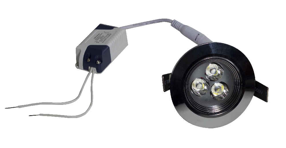 3.5-in. W Round Aluminum Semi-Recessed Pot Light In Chrome Color