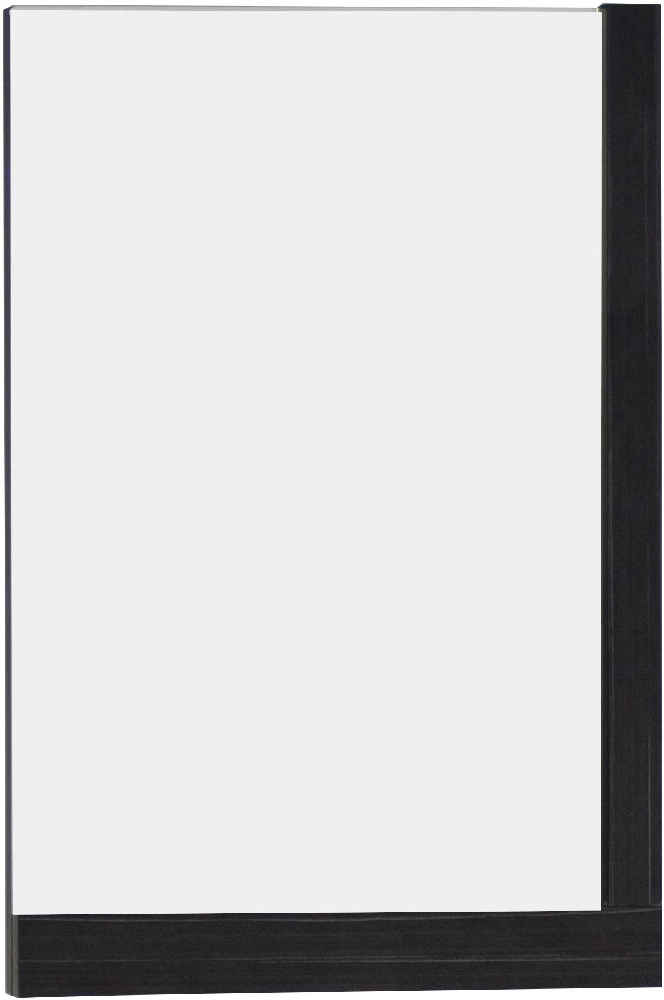 23.5-in. W 35.5-in. H Modern Plywood-Melamine Wood Mirror In Dawn Grey