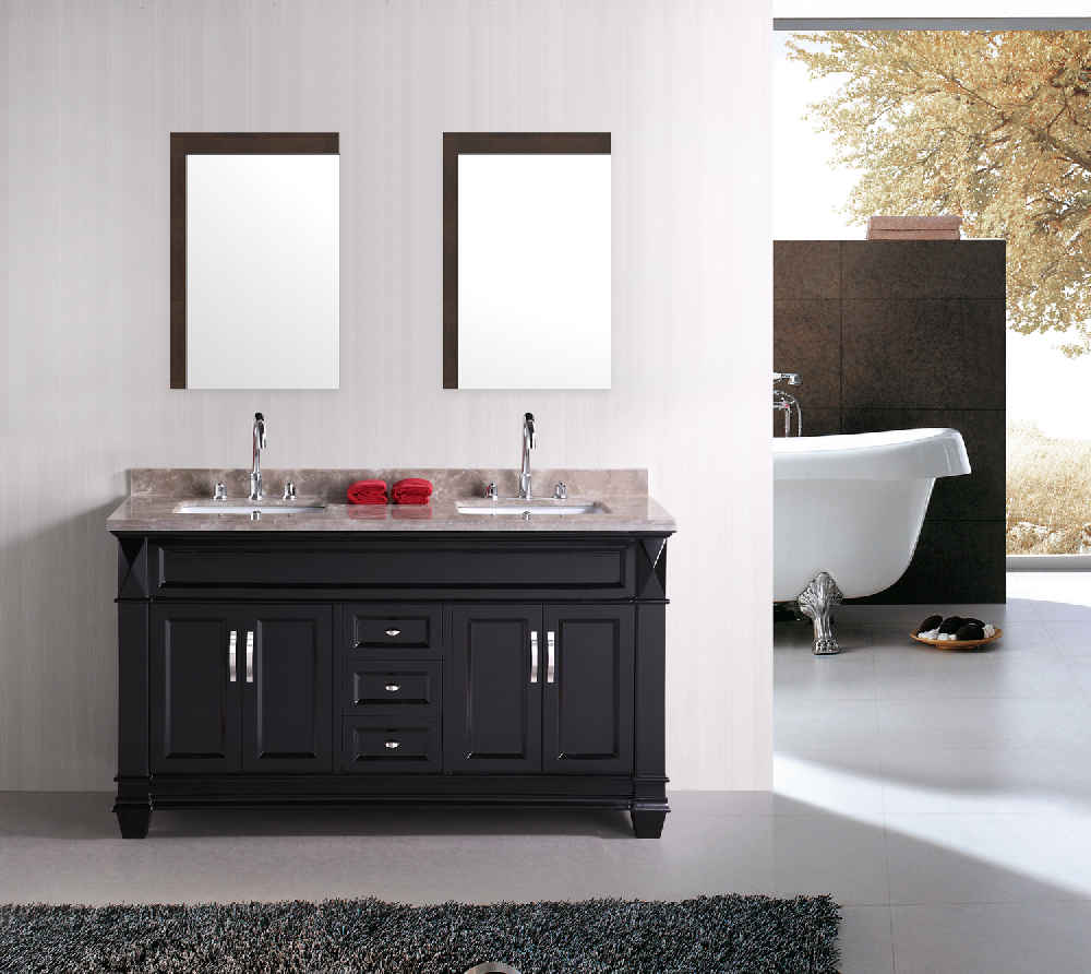 23.5-in. W 35.5-in. H Modern Plywood-Melamine Wood Mirror In Dawn Grey