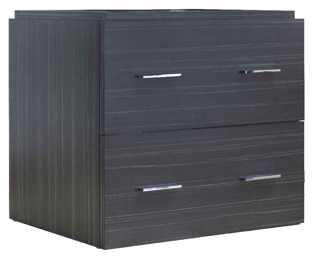23.75-in. W Wall Mount Dawn Grey Vanity Set For 1 Hole Drilling Bianca Carara Top Biscuit UM Sink