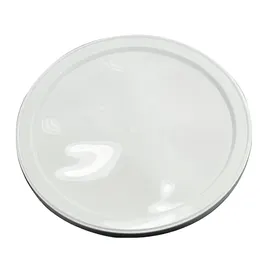 Lid 6.5 IN LLDPE White Round For 64-128 OZ Container