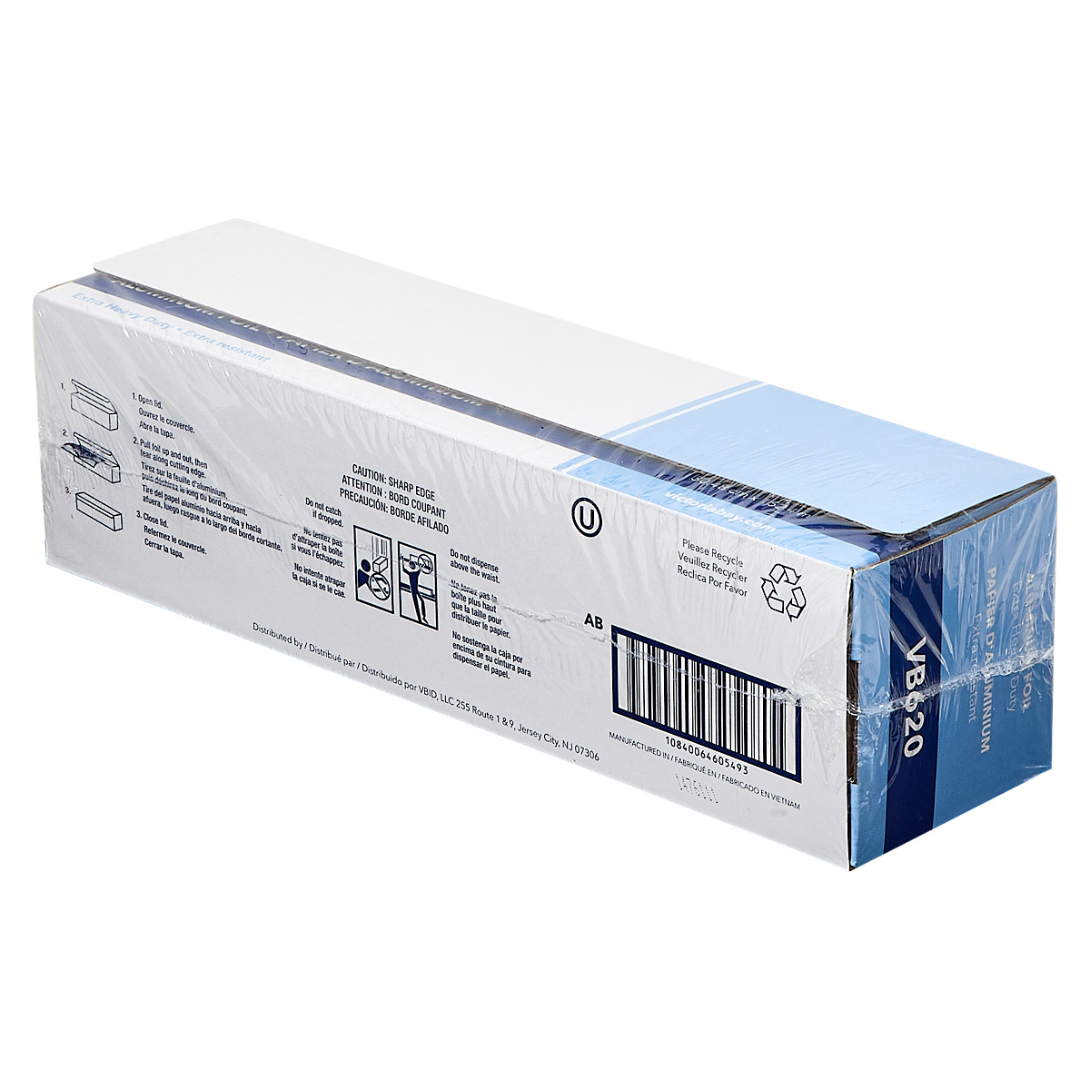 Victoria Bay Foil Roll 12IN X500FT Aluminum Extra Extra Heavy 1