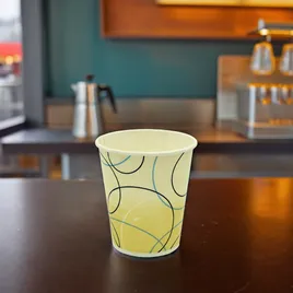 Cold Cup 5 OZ Single Wall Poly-Coated Paper Multicolor