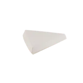 Pizza Slice Container Hinged 9X9.5 IN White 200/Case | Imperial Dade
