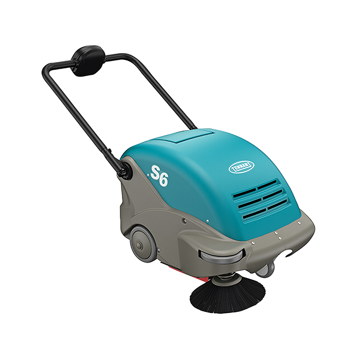 Tennant S6 Commercial Use Floor Sweeper 25IN Teal 42Ah With 25IN