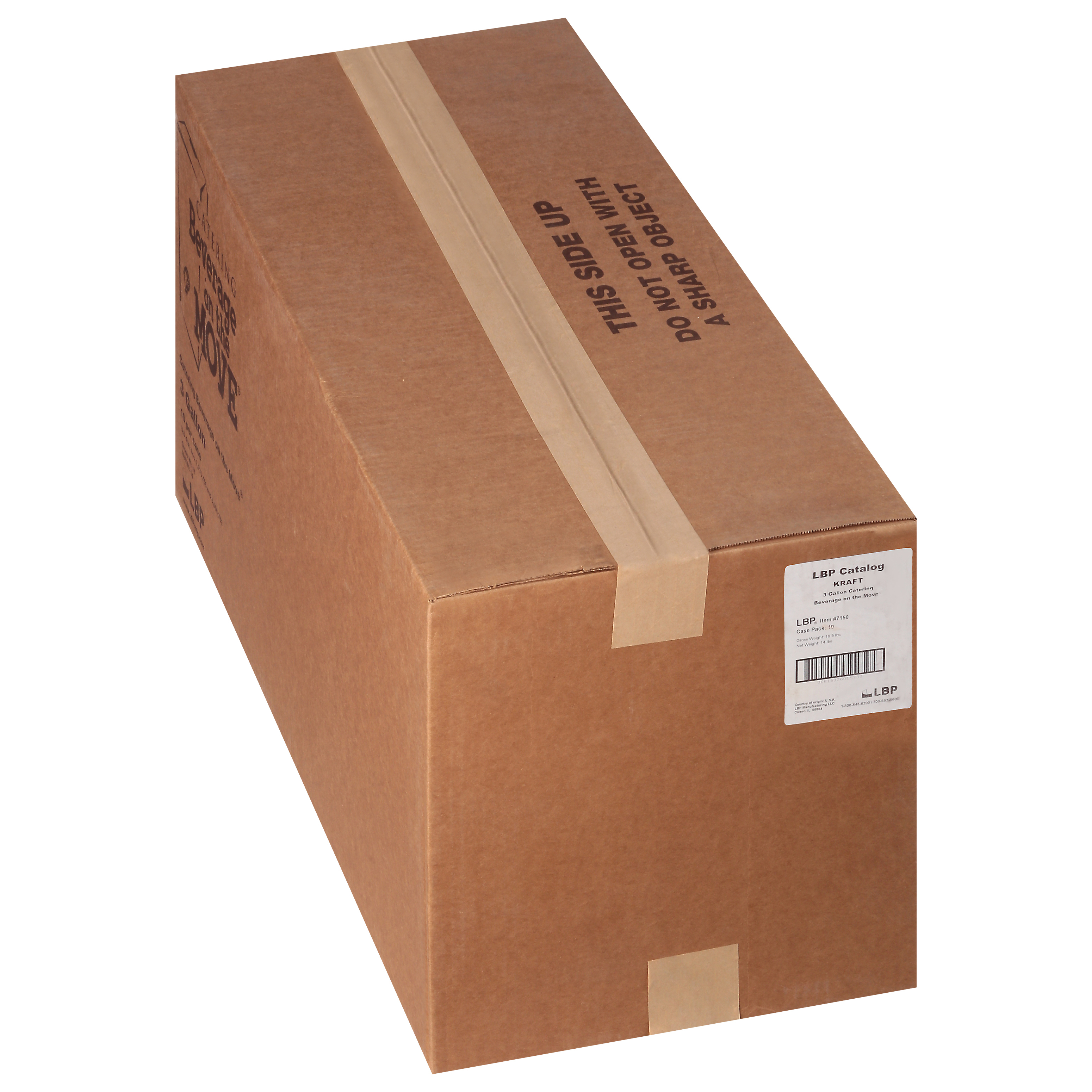 Coffee Hot Beverage Box 384 OZ 35.38X15.38X19.13 IN Corrugated